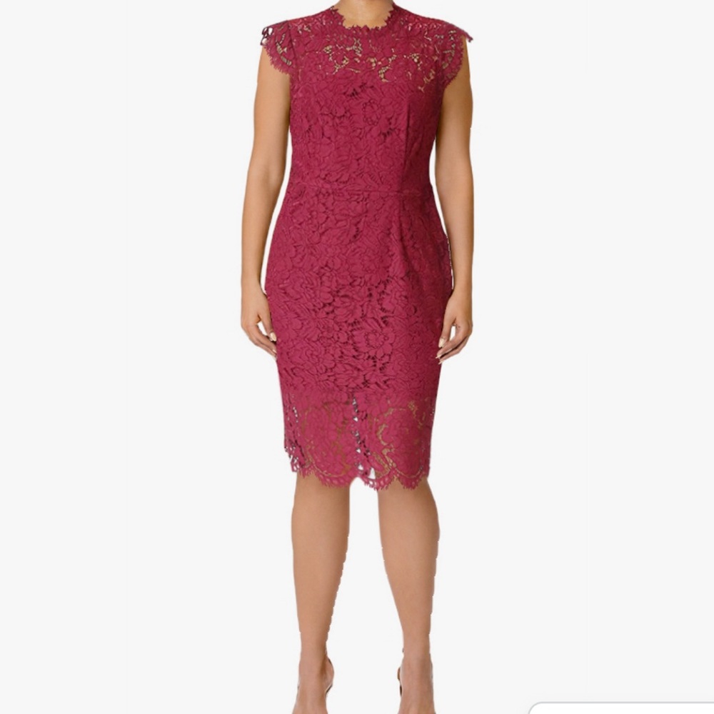Lace Stretchy Formal Fitted Dress Size XL